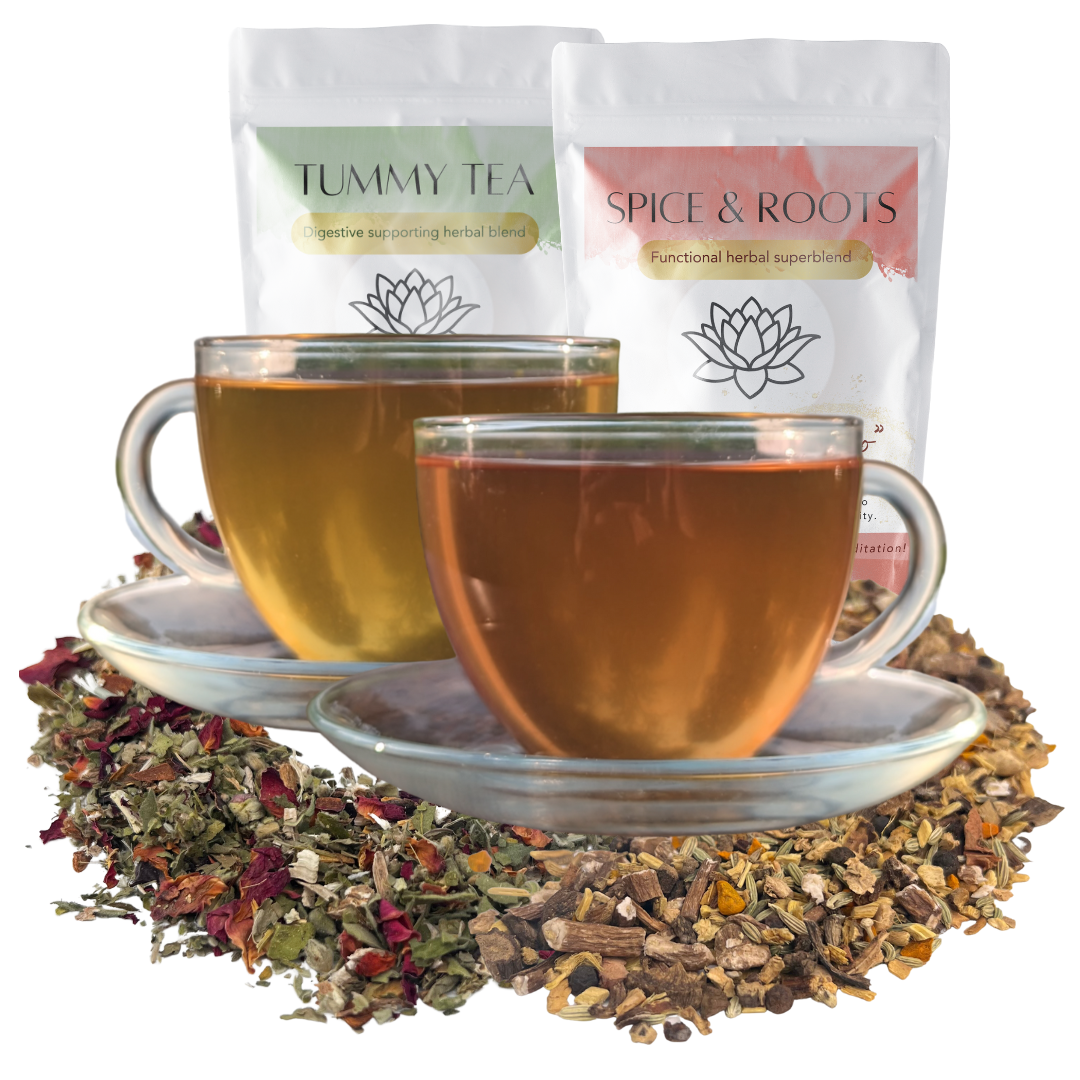 ROOT & BLOSSOM - Grounding Herbal Tea Duo