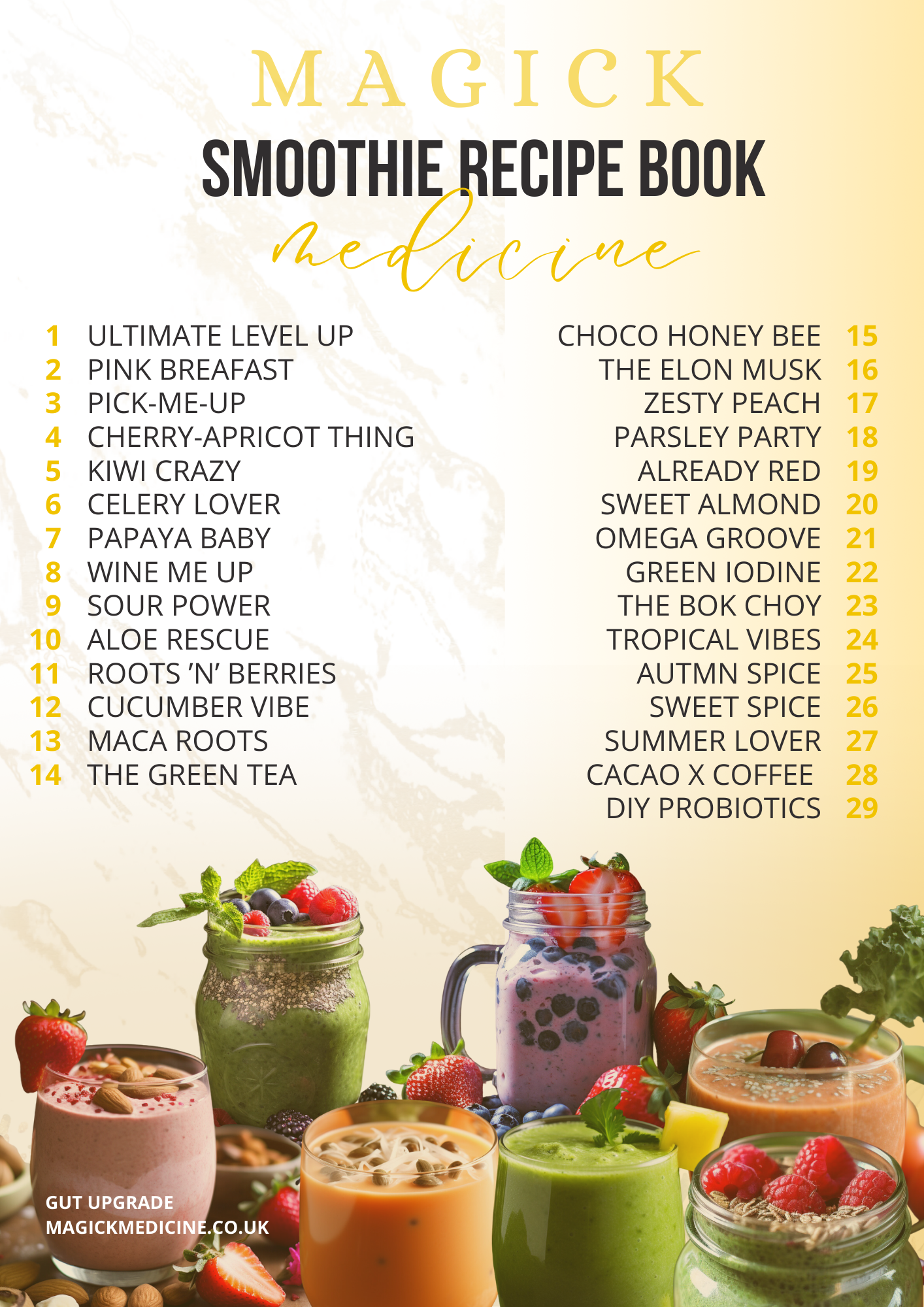 GLOW UP SMOOTHIE Recipe eBook
