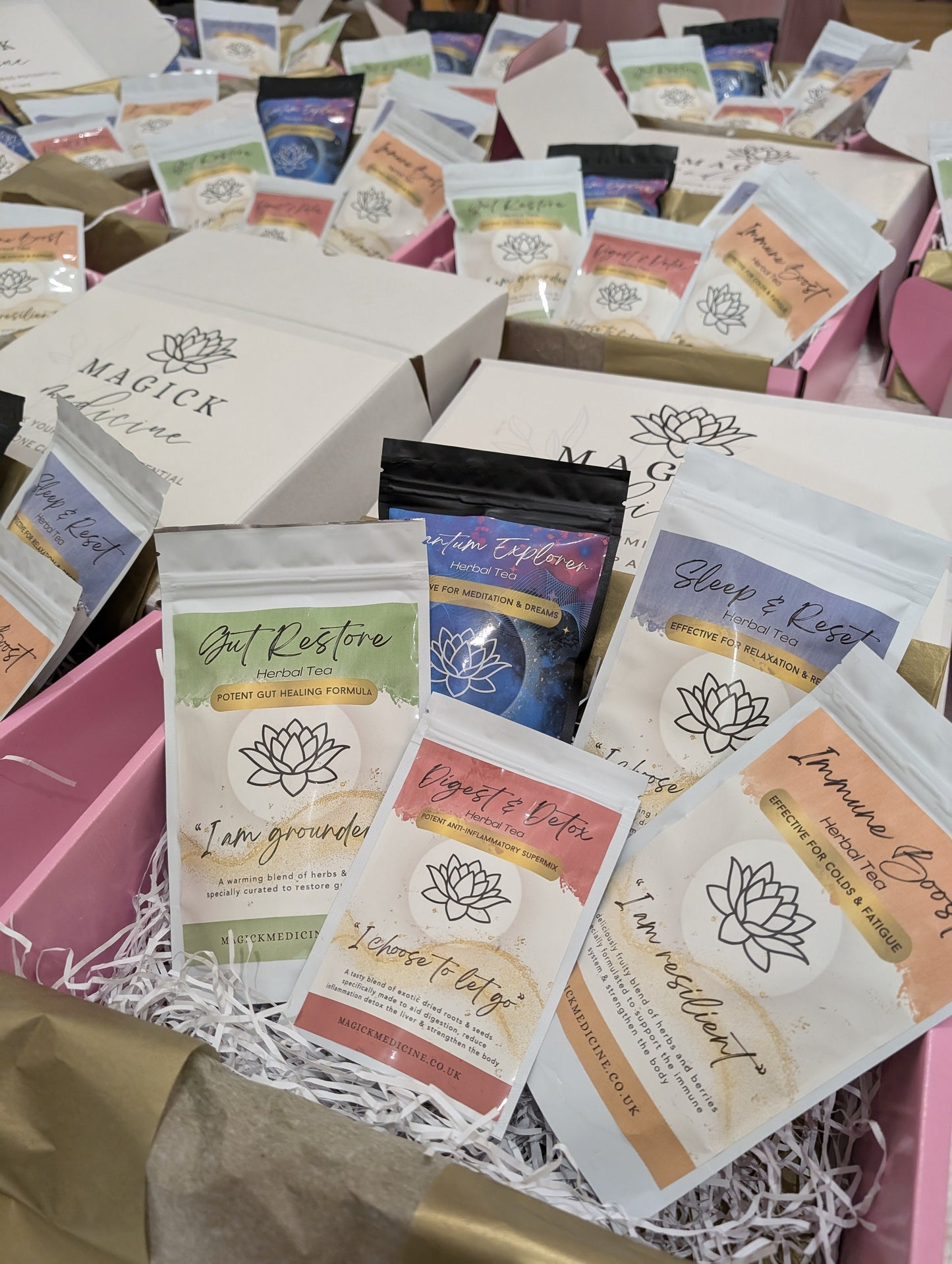 Magic Teas Gift Box bundles, quantity, stock warehouse