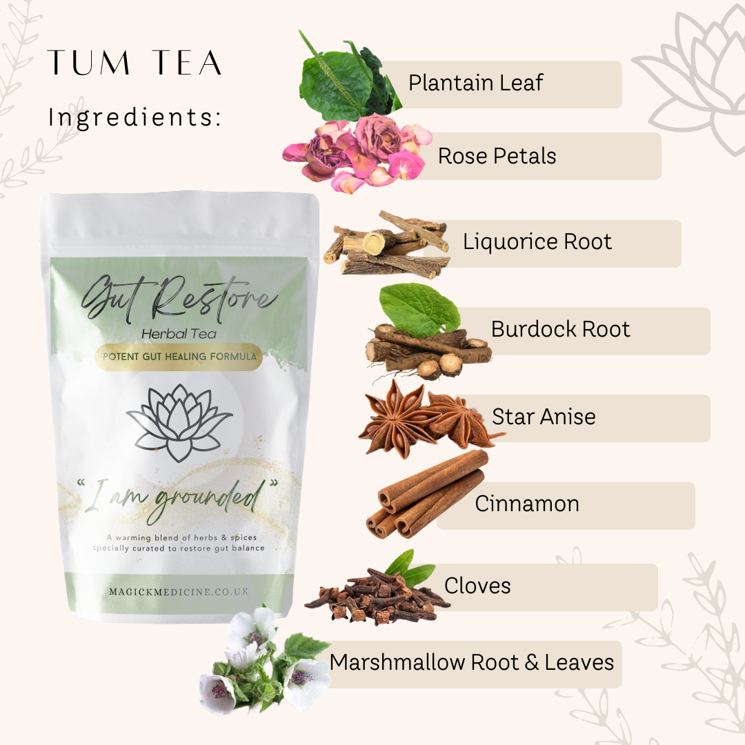 GUT RESTORE Soothing Herbal Tea Blend