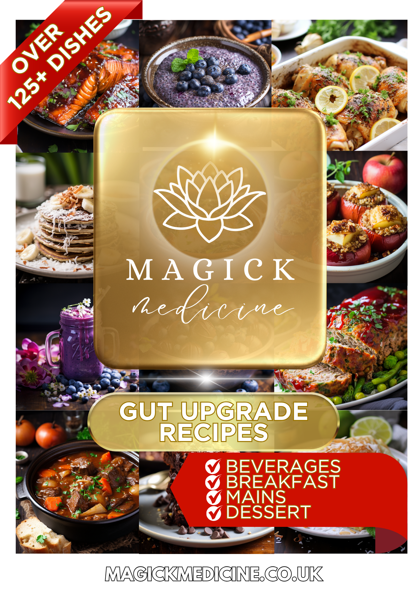 GUT UPGRADE RECIPES - Cook Book for Your Gut Archetype!
