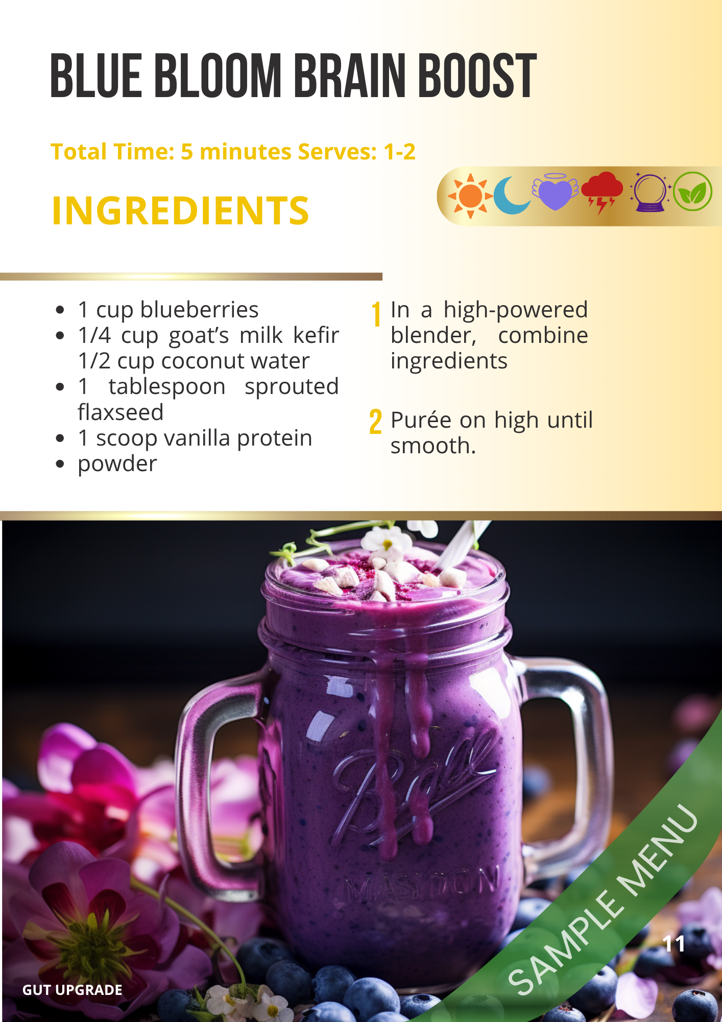 GUT UPGRADE RECIPES - Cook Book for Your Gut Archetype!