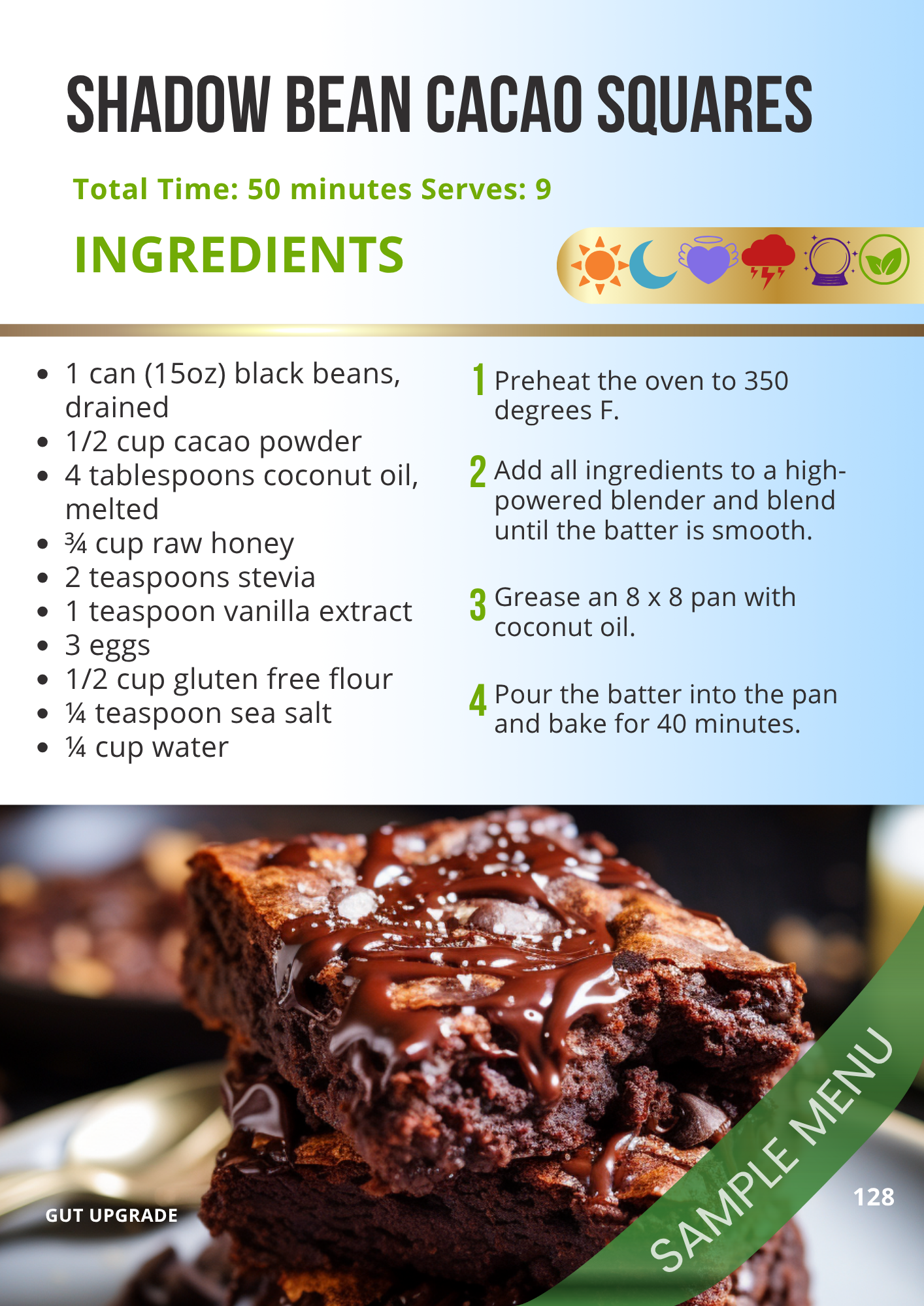 GUT UPGRADE RECIPES - Cook Book for Your Gut Archetype!