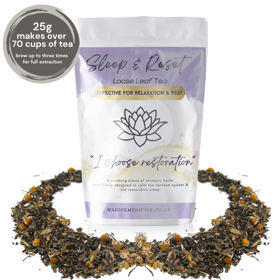 SLEEP & RESET Calming Herbal Tea Blend