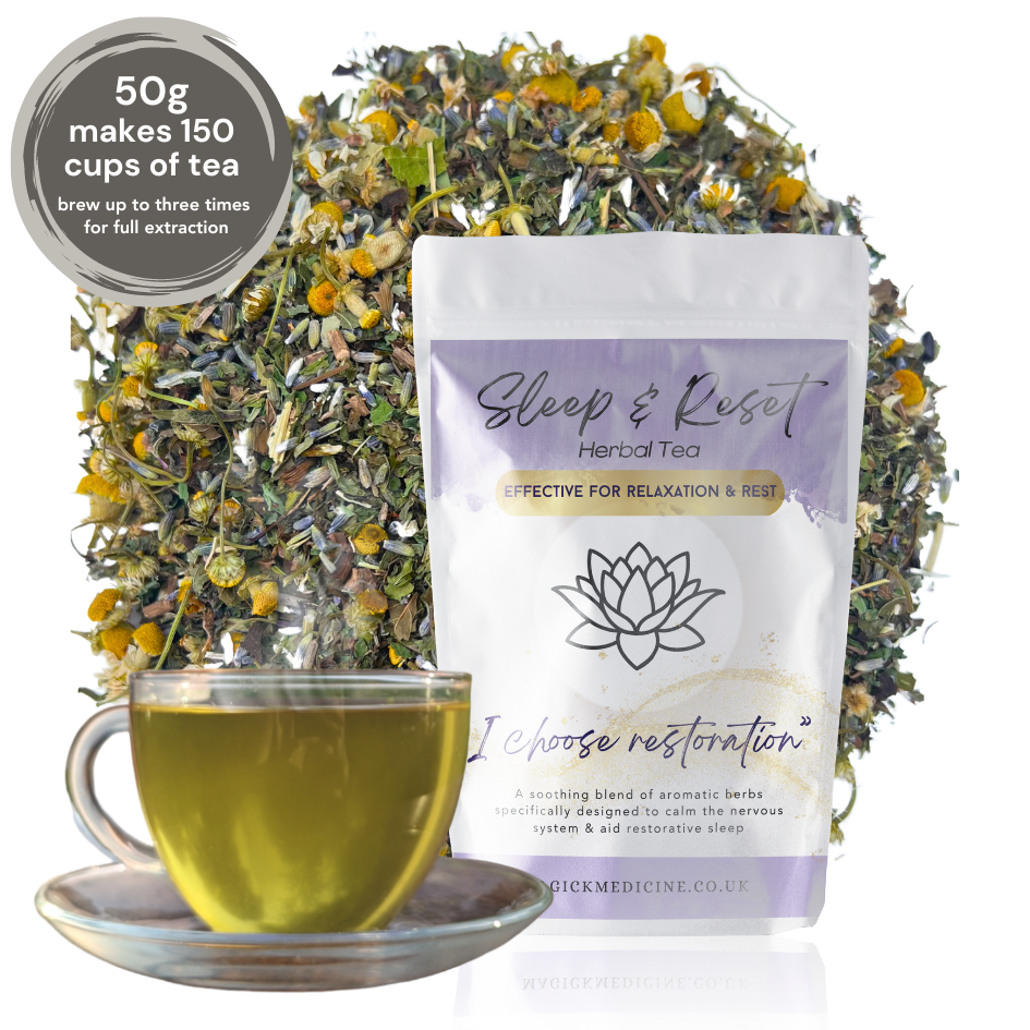 SLEEP & RESET Calming Herbal Tea Blend