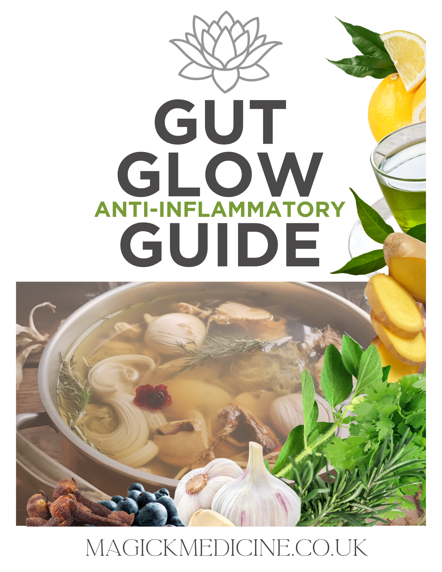 GUT GLOW GUIDE! Anti-Bloat Foods, Soulful Staples, Grounding Recipes, Real Radiance
