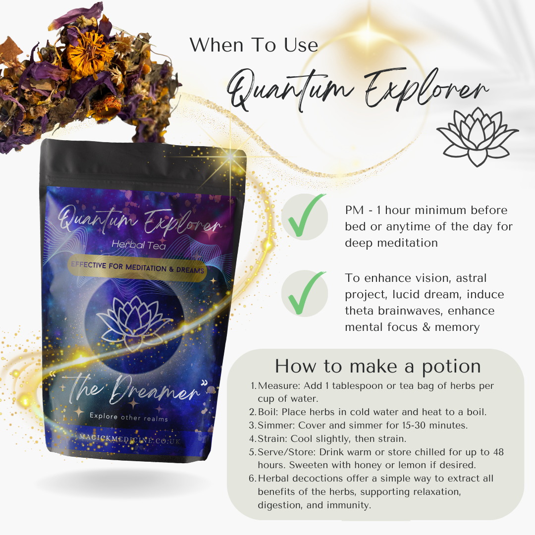 THE DREAMER Blue Potion Herbal Tea Blend for Mystics