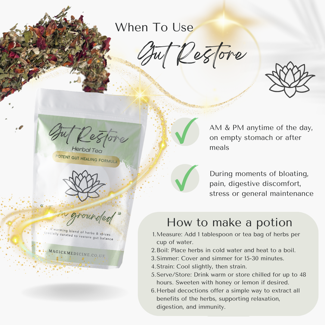 GUT RESTORE Soothing Herbal Tea Blend