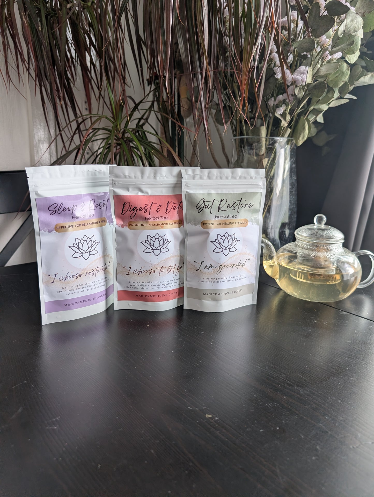 The Ritual Trio herbal tea teabag gift set