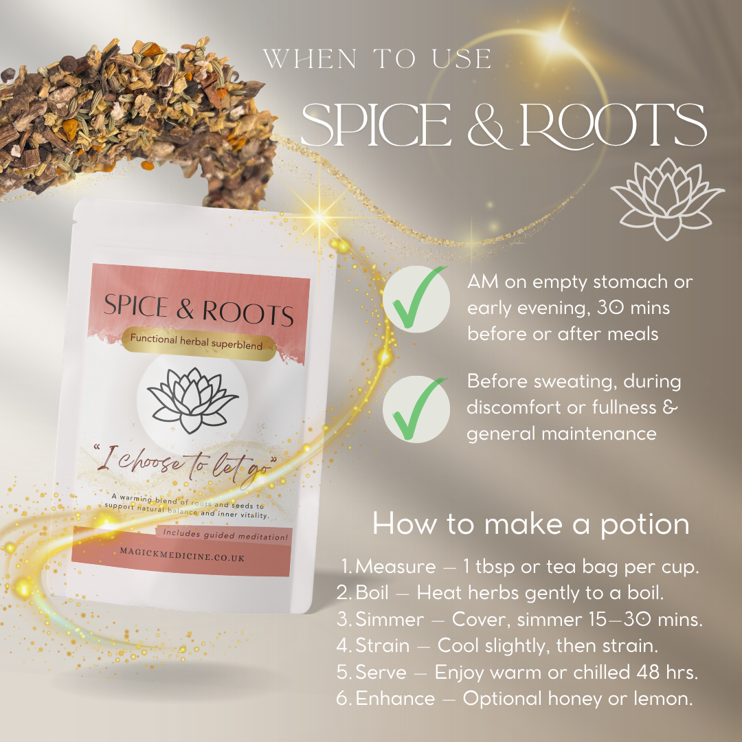 SPICE & ROOTS HERBAL TEA – Warming Ritual Tea