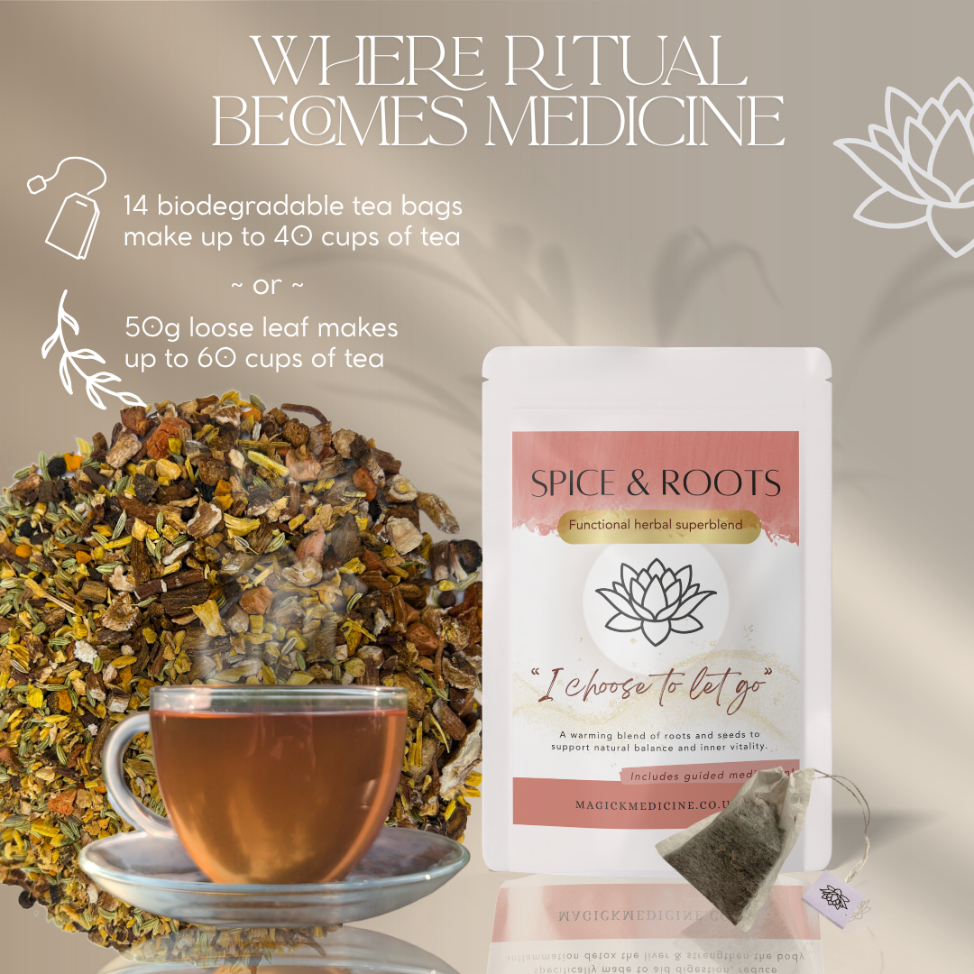 SPICE & ROOTS HERBAL TEA – Warming Ritual Tea