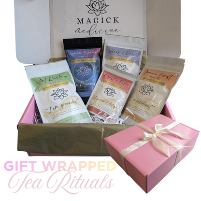 The Full Apothecary set of all five Magick Medicine tea blends