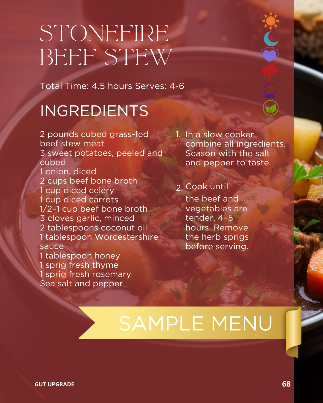 GUT UPGRADE RECIPES - Cook Book for Your Gut Archetype!