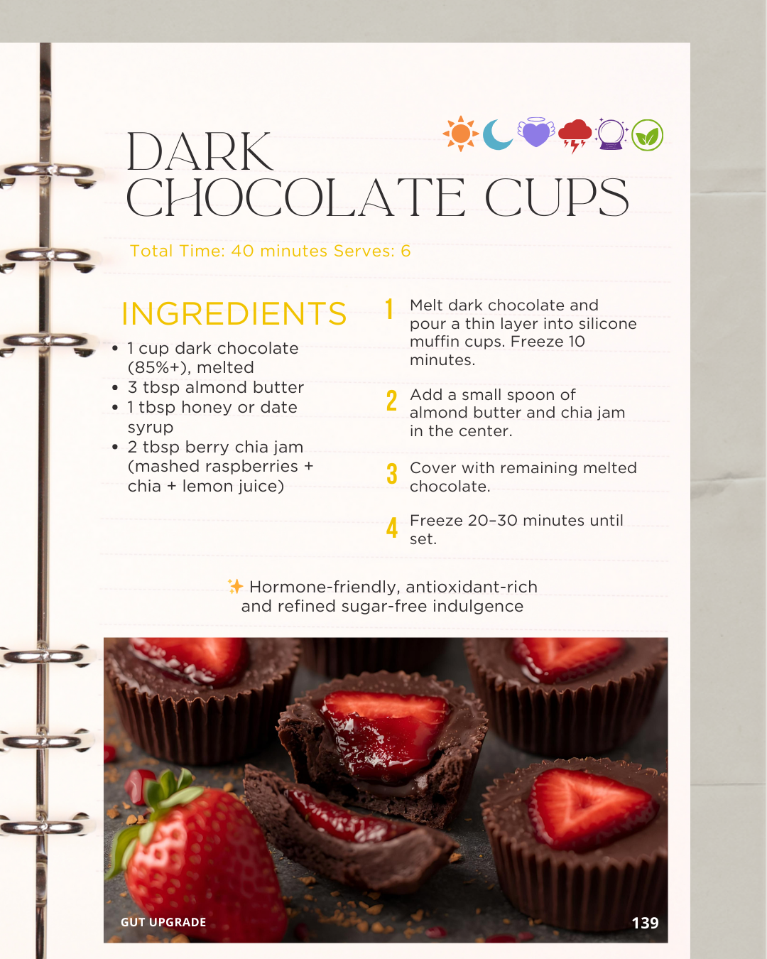 GUT UPGRADE RECIPES - Cook Book for Your Gut Archetype!