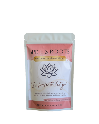 Spice & Roots - the grounding blend, a warming root and spice loose leaf herbal tea by Magick Medicine
