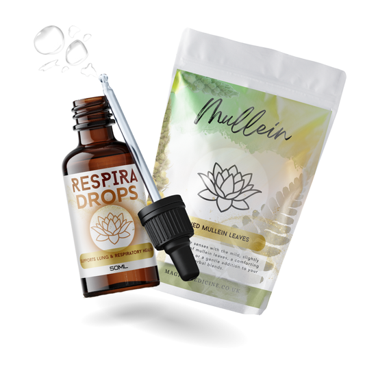 RESPIRA RITUAL BUNDLE – Herbal Duo Tincture & Tea Set for Breath Rituals & Air Element Connection