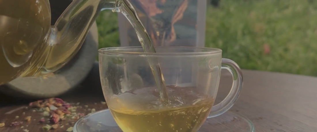 Tea being poured by Magick Medicine