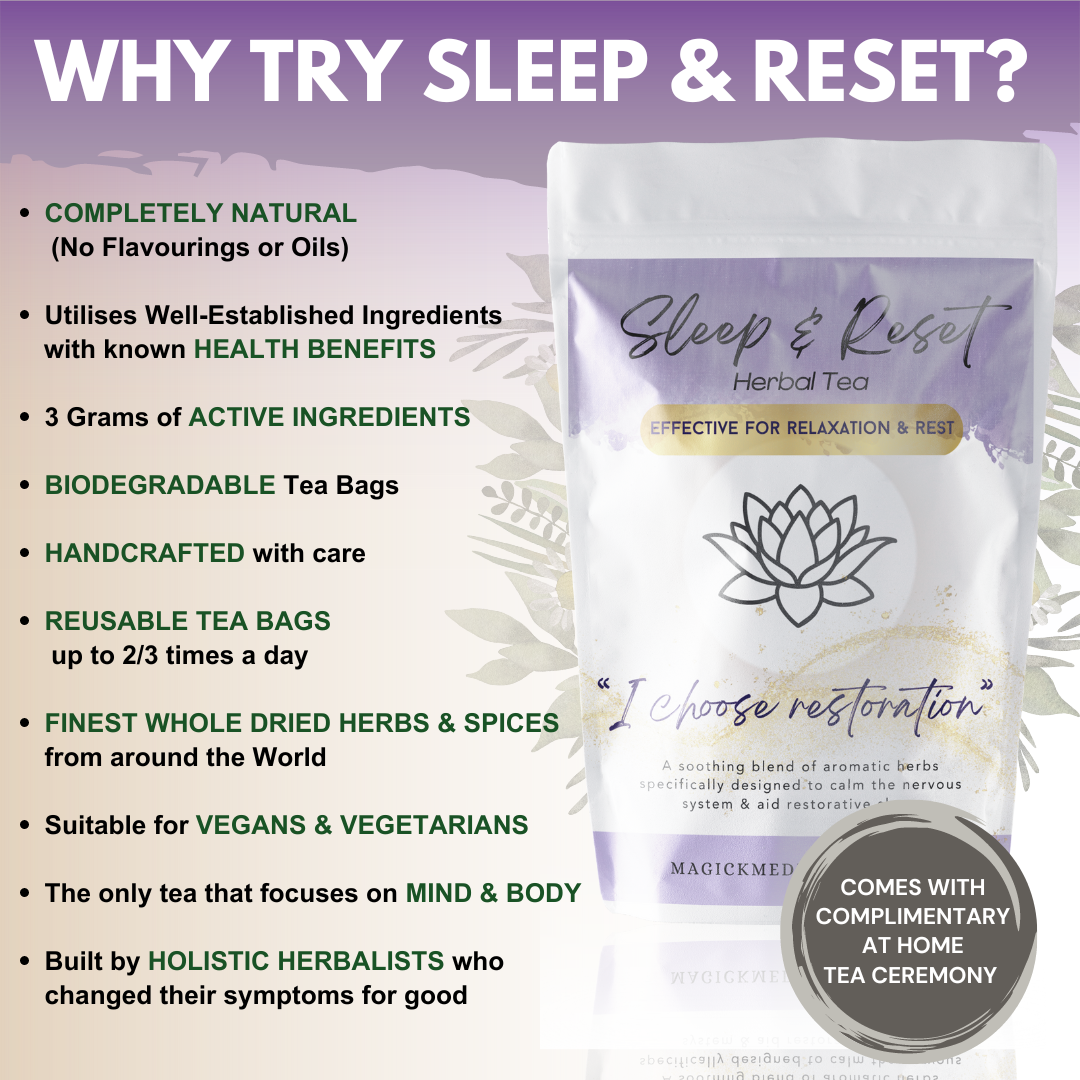 SLEEP & RESET Calming Herbal Tea Blend